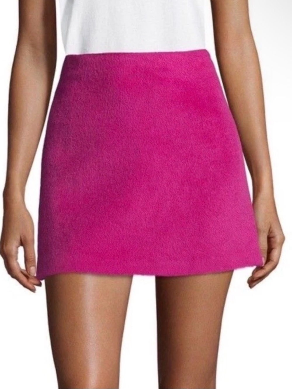 Helmut Lang Hot Pink Mini Skirt